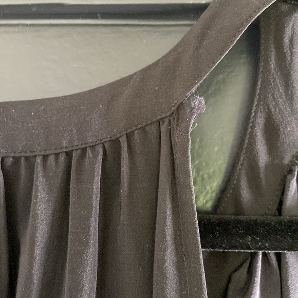 Cute Twelfth Street By Cynthia Vincent 100% Silk Flowy Watercolor Dress Sz 4 - Picture 6 of 7